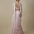 Pink satin embroidered saree