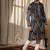 Black work viscose embroidered kurta for festive