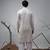 Off white work viscose embroidered kurta for festive