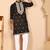 Embroidered silk blend kurta pyjama set for men