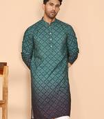 Ombre printed kurtas for men