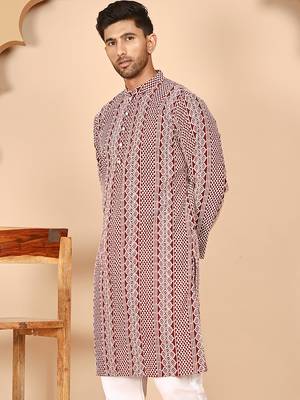 Embroidered cotton kurtas 2