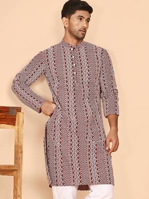 Embroidered cotton kurtas 5