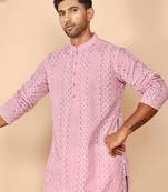Embroidered cotton kurtas