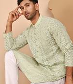 Embroidered cotton kurtas