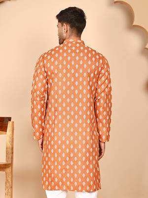 Floral printed kurtas for men 3