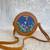 Thread and Bloom Sphere Denim Bag