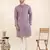 Lavender embroidered kurta set