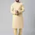 Gold mirror embroidery kurta set