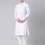 Lavender cotton embroidery kurta set