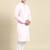 Light pink fine cotton kurta set