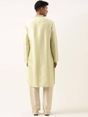 Pistachio embroidery kurta set 5