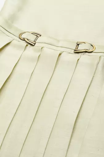 Mint green drape kurta