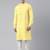 Light yellow angrakha kurta set