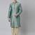 Jade green jacquard kurta set