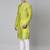 Jade green banarasi jacquard kurta set