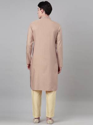 Sepia embroidered kurta set 5