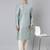 Aqua angrakha kurta set