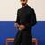 Jiggar thakkar in plain simmer black kurta set
