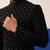 Jiggar thakkar in plain simmer black kurta set