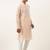 Pastel pink chikankari kurta set