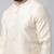 Ivory jacquard chanderi silk kurta set