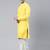 Light yellow asymmetrical kurta set