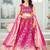 Pink Chinon Sequins Embroidered Lehenga Choli With Dupatta