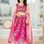 Pink Chinon Sequins Embroidered Lehenga Choli With Dupatta