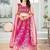 Pink Chinon Sequins Embroidered Lehenga Choli With Dupatta