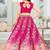 Pink Chinon Sequins Embroidered Lehenga Choli With Dupatta