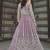 Lavender Embroidered net salwar suit