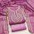 Elegant pink georgette embroidered salwar suit material with santoon bottom