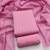 Pink printed cotton salwar suit material with subtle striped dupatta