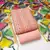 Peach cotton jacquard salwar suit material with multicolor cotton dupatta