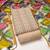 Beige cotton jacquard salwar suit material with multicolor cotton dupatta