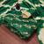 Green elegant printed cotton salwar suit material with tie-dye najmin dupatta