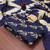 Blue elegant printed cotton salwar suit material with tie-dye najmin dupatta