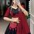 Black Pure Cotton Patch Work Navratri Wear Lehenga Choli
