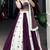 Wine Pure Cotton Mirror Work Navratri Wear Lehenga Choli