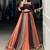 Brown Pure Rayon Lace Work Navratri Wear Lehenga Choli