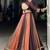 Brown Pure Rayon Lace Work Navratri Wear Lehenga Choli