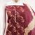 Maroon elegant printed cotton salwar suit material with tie-dye najmin dupatta