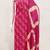 Pink elegant printed cotton salwar suit material with tie-dye najmin dupatta
