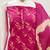 Pink elegant printed cotton salwar suit material with tie-dye najmin dupatta
