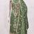 Green jalpari silk embroidered salwar suit material with santoon bottom