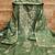Green jalpari silk embroidered salwar suit material with santoon bottom