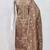 Light brown jalpari silk embroidered salwar suit material with santoon bottom