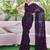 wine sequin georgette saree with unstitched blouse