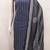 Navy blue cotton jacquard salwar suit material with woven cotton dupatta